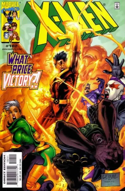 X-Men, Vol. 1 #102 Leinil Francis Yu Regular comic book cover, 2000
