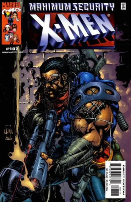 X-Men, Vol. 1 #107 Leinil Francis Yu Regular comic book cover, 2000