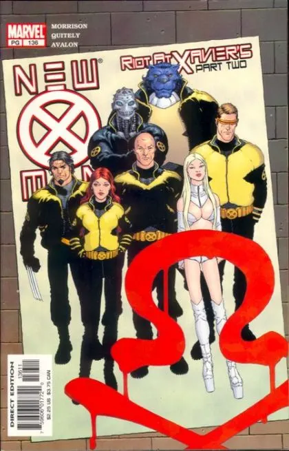 X-Men, Vol. 1 #136 Frank Quitely Regular comic book cover, 2003