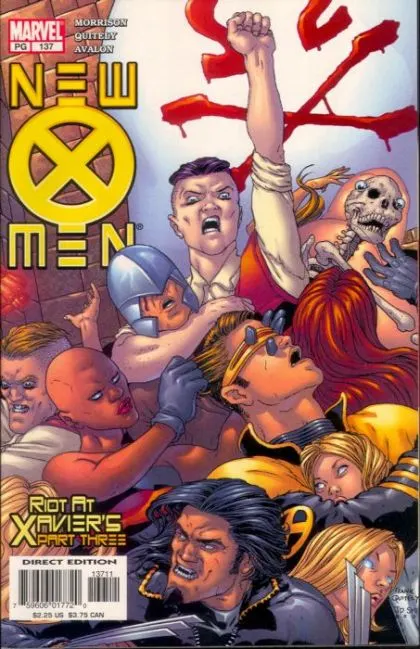 X-Men, Vol. 1 #137 Frank Quitely Regular comic book cover, 2003