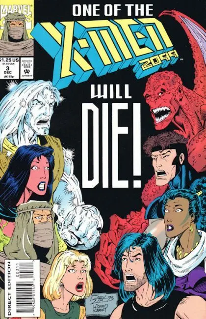 X-Men 2099 #3 Direct Edition comic book cover, 1993