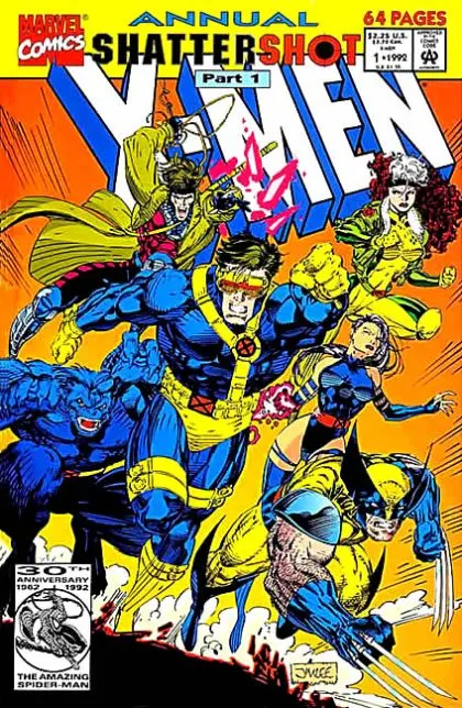 X-Men, Vol. 1 Annual #1 Direct Edition comic book cover, 1992