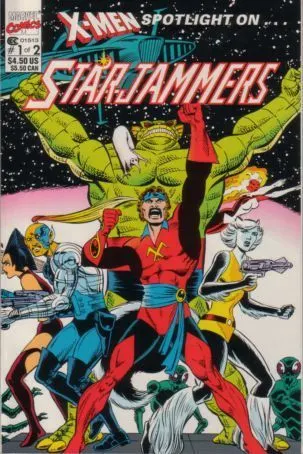 X-Men Spotlight On...Starjammers #1 comic book cover, 1990