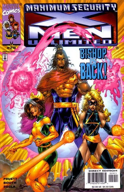 X-Men Unlimited, Vol. 1 #29 Direct Edition comic book cover, 2000