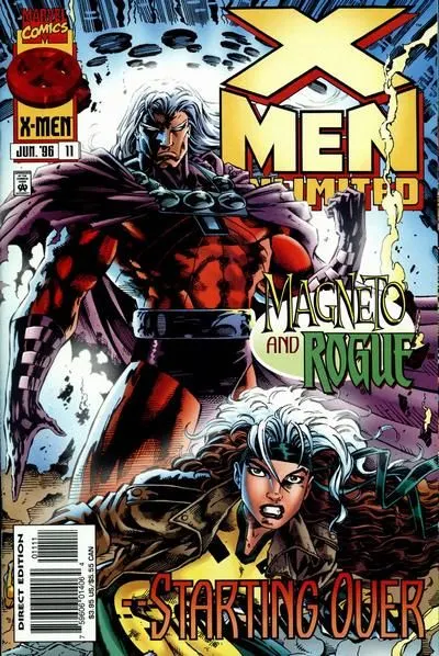 X-Men Unlimited, Vol. 1 #11 Direct Edition comic book cover, 1996