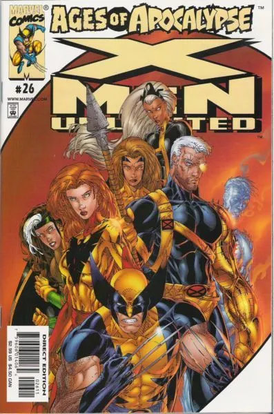 X-Men Unlimited, Vol. 1 #26 Direct Edition comic book cover, 2000