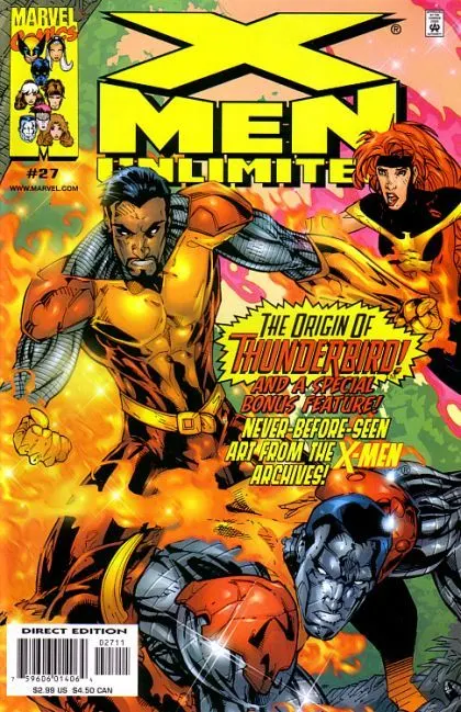 X-Men Unlimited, Vol. 1 #27 Direct Edition comic book cover, 2000