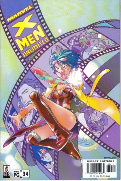 X-Men Unlimited, Vol. 1 #34 comic book cover, 2002