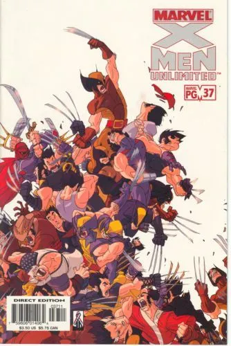 X-Men Unlimited, Vol. 1 #37 comic book cover, 2002