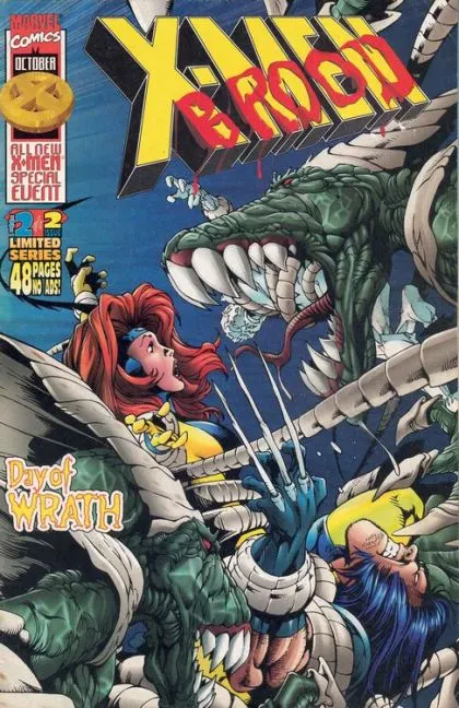 X-Men vs. The Brood #2 Carlos Pacheco Regular comic book cover, 1996
