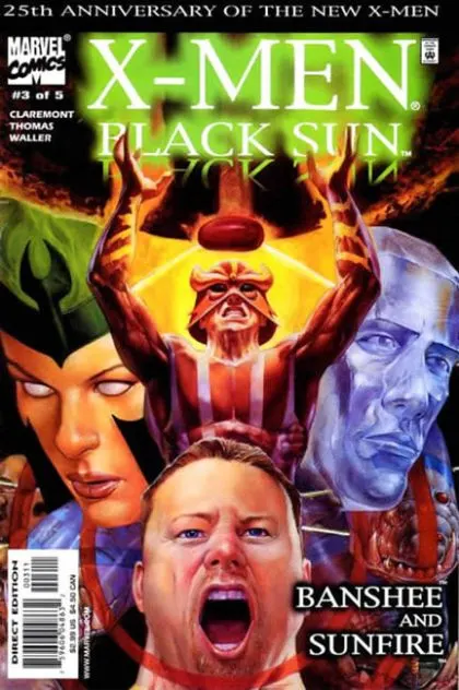 X-Men: Black Sun #3 comic book cover, 2000