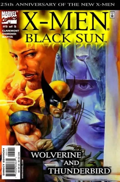 X-Men: Black Sun #5 comic book cover, 2000
