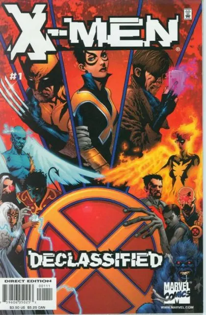 X-Men: Declassified #1 comic book cover, 2000