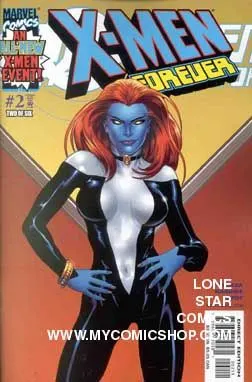X-Men Forever, Vol. 1 #2 comic book cover, 2001