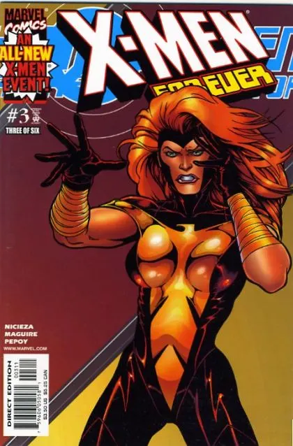 X-Men Forever, Vol. 1 #3 comic book cover, 2001