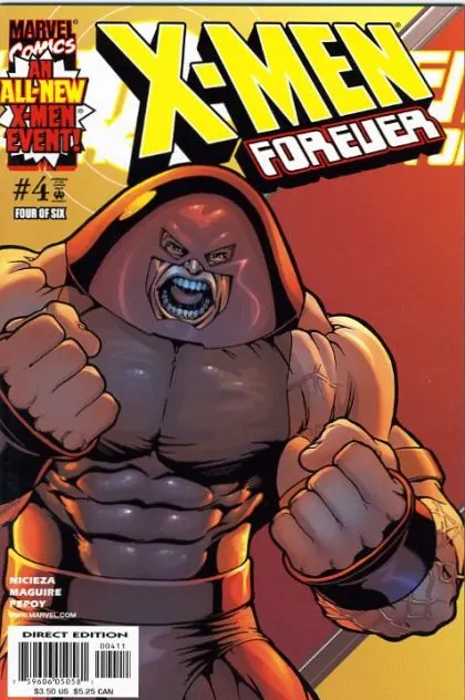 X-Men Forever, Vol. 1 #4 comic book cover, 2001