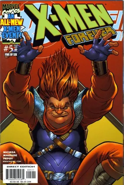 X-Men Forever, Vol. 1 #5 comic book cover, 2001