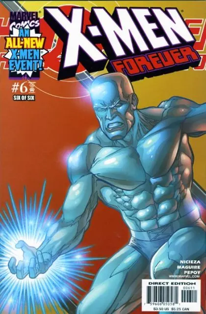 X-Men Forever, Vol. 1 #6 comic book cover, 2001
