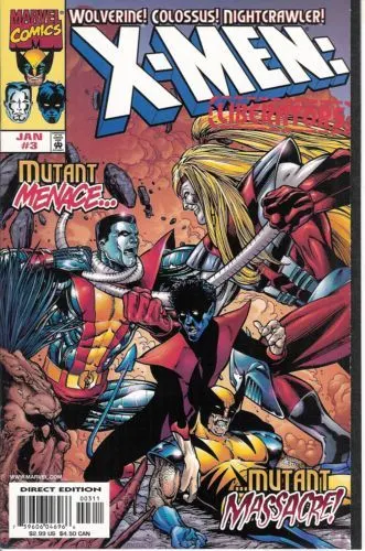 X-Men: Liberators #3 Direct Edition comic book cover, 1999
