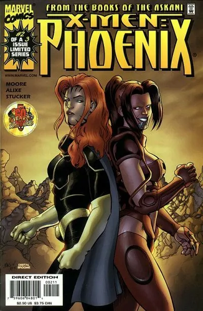 X-Men: Phoenix #2 comic book cover, 2000