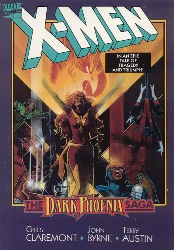 X-Men: The Dark Phoenix Saga HC / TP #1TP-B comic book cover, 1991