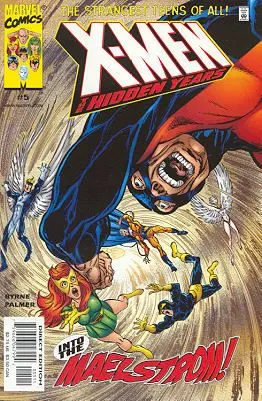X-Men: The Hidden Years #5 Direct Edition comic book cover, 2000