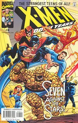 X-Men: The Hidden Years #8 Direct Edition comic book cover, 2000