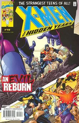 X-Men: The Hidden Years #10 Direct Edition comic book cover, 2000