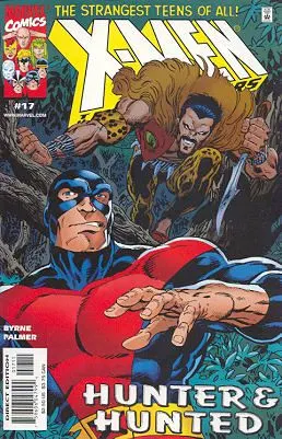 X-Men: The Hidden Years #17 Direct Edition comic book cover, 2001