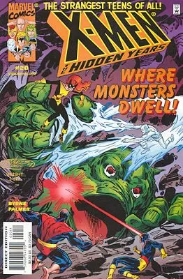 X-Men: The Hidden Years #20 Direct Edition comic book cover, 2001