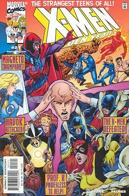 X-Men: The Hidden Years #21 Direct Edition comic book cover, 2001