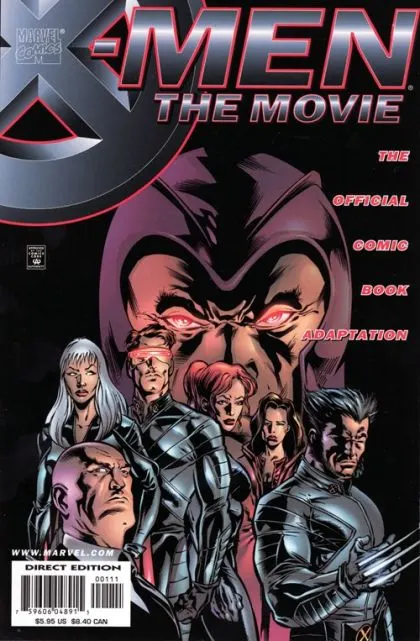 X-Men: The Movie #1 comic book cover, 2000