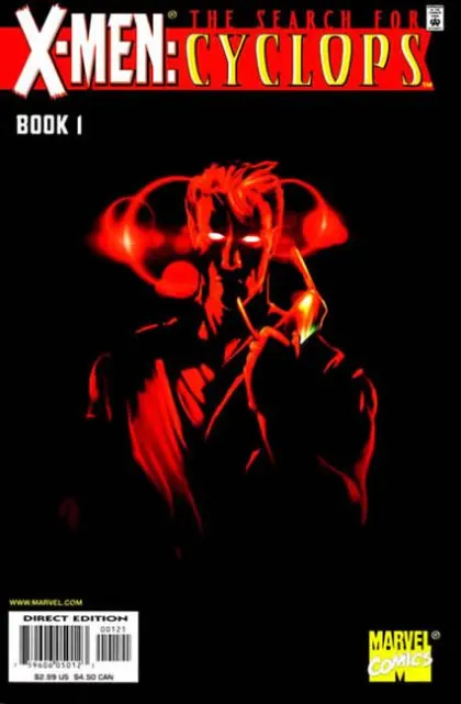 X-Men: The Search for Cyclops #1 comic book cover, 2000
