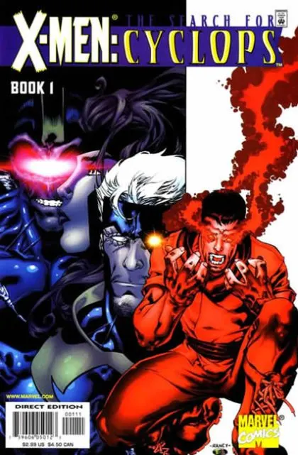 X-Men: The Search for Cyclops #1 comic book cover, 2000