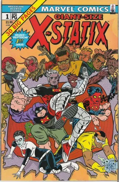 X-Statix #1 comic book cover, 2002