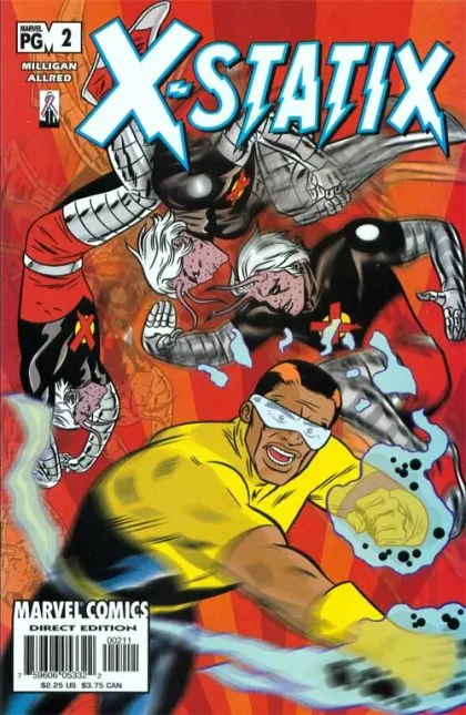 X-Statix #2 Direct Edition comic book cover, 2002