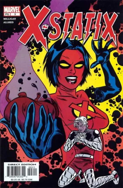 X-Statix #3 Direct Edition comic book cover, 2002