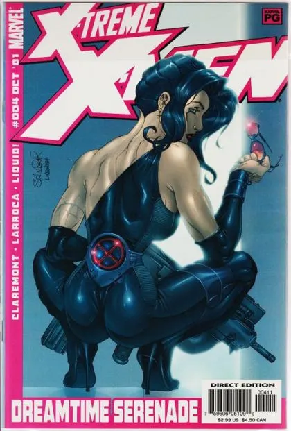 X-Treme X-Men, Vol. 1 #4 Direct Edition comic book cover, 2001