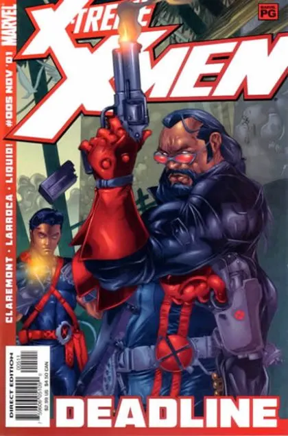 X-Treme X-Men, Vol. 1 #5 Direct Edition comic book cover, 2001