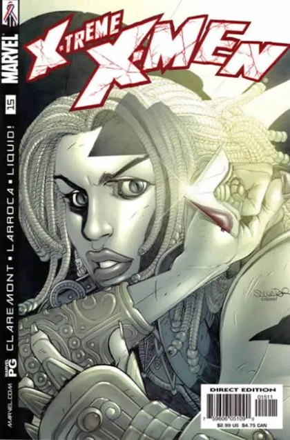 X-Treme X-Men, Vol. 1 #15 Direct Edition comic book cover, 2002
