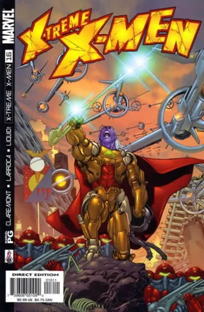 X-Treme X-Men, Vol. 1 #16 Direct Edition comic book cover, 2002