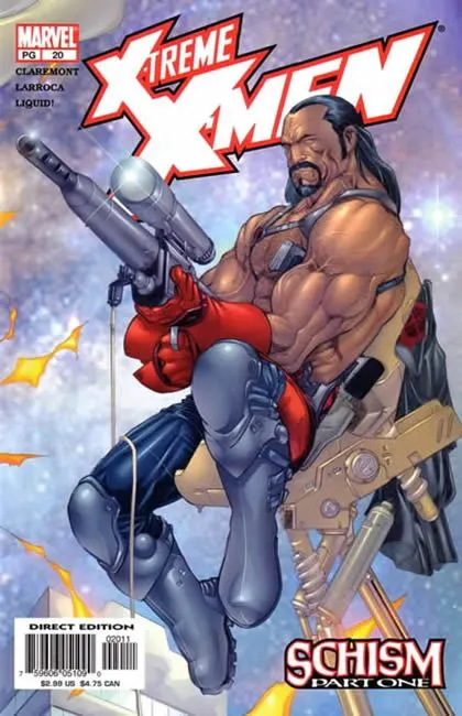 X-Treme X-Men, Vol. 1 #20 Direct Edition comic book cover, 2003