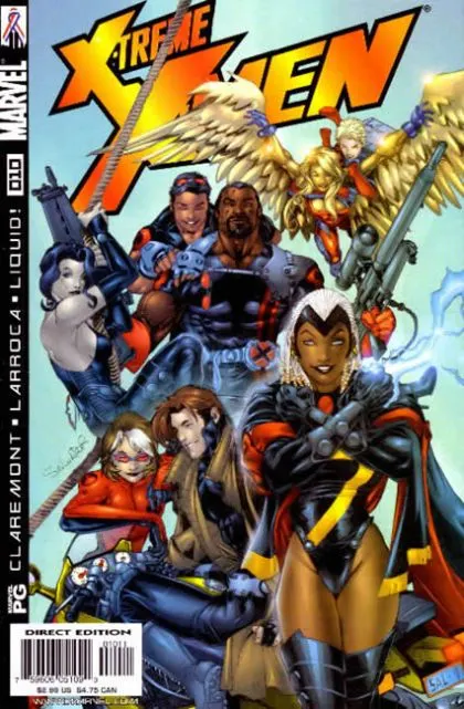 X-Treme X-Men, Vol. 1 #10 Direct Edition comic book cover, 2002