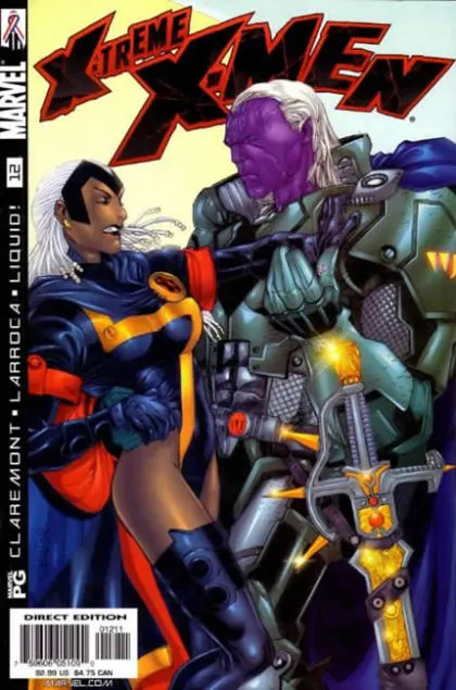 X-Treme X-Men, Vol. 1 #12 Direct Edition comic book cover, 2002