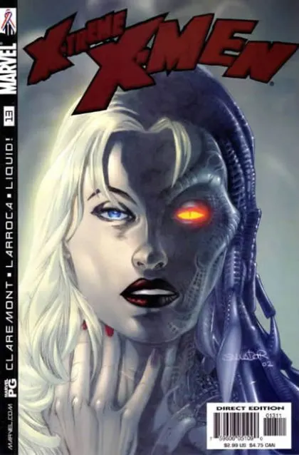 X-Treme X-Men, Vol. 1 #13 Direct Edition comic book cover, 2002