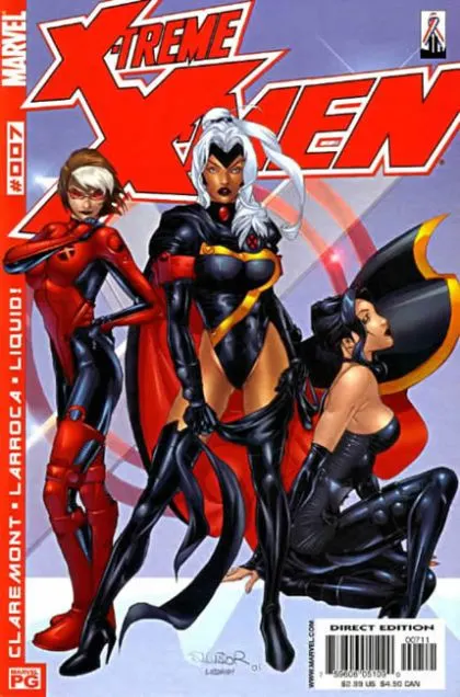 X-Treme X-Men, Vol. 1 #7 Direct Edition comic book cover, 2002