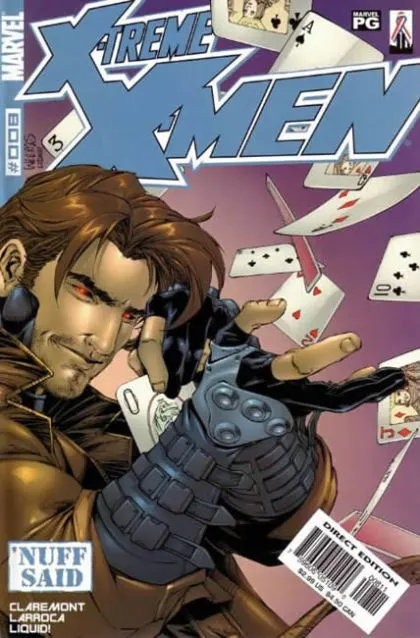 X-Treme X-Men, Vol. 1 #8 Direct Edition comic book cover, 2002