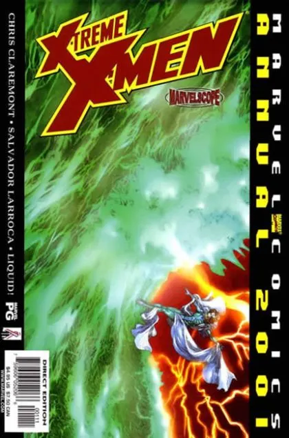 X-Treme X-Men, Vol. 1 Annual #2001 Direct Edition comic book cover, 2001