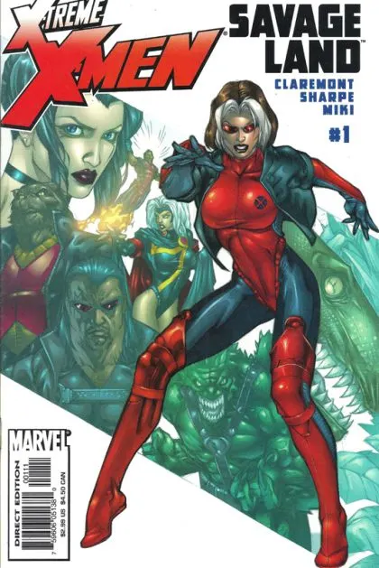 X-Treme X-Men: Savage Land #1 comic book cover, 2001