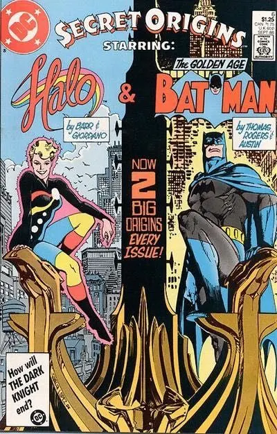 Secret Origins, Vol. 3 #6 Direct Edition comic book cover, 1986